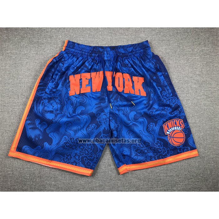 Pantalone New York Knicks Special Year Of The Tiger Azul